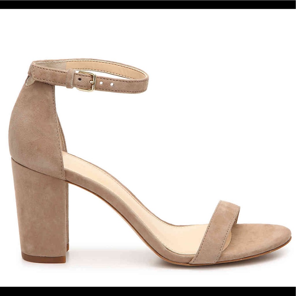 Jessica Simpson Monrae Block Heel Nude Size 8